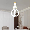 Nordic Acrylic DiKitchen Round Ball Chandelier: Kitchen Track Light by Ljojo