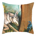 Blue Bird Print Cushion Cover by Ljojo - Home Decor Pillow Case for Sofa Bed