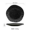 Ljojo Matte Ceramic Steak Plate Pasta Sushi Salad Molecular Cuisine Tableware