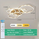 Ljojo Nordic Simple Acrylic LED Ceiling Light for Bedroom Living Room, Home Decoration Lighting Fixtures