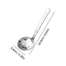 Ljojo Long Handle Stainless Steel Soup Spoon, Thickened & Dishwasher Safe