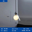 Bauhaus Sunset Glass Pendant Lights LED G9 Modern Light Fixtures for Home and Cafe