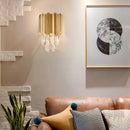 Ljojo Modern Crystal Wall Lamp for Bedroom | Minimalist Dark Living Room Lighting