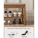 Ljojo™ 2-Tier Shoe Rack Bench, Modern Design, 550lbs Capacity