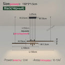 Modern LED Pendant Light Bar Counter Strip Chandelier - Ljojo