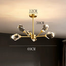 Ljojo Luxury Crystal Chandelier Pendant Light for Living and Dining Room Home Decoration