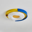 Ljojo Modern Kids LED Ceiling Light Colorful Hanging Lamp Fixture for Bedroom Children's Room