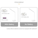 Ljojo LED Desk Lamp: Rechargeable, Foldable, Dimmable, 3 Color Levels