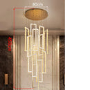 Nordic Ring Crystal LED Chandelier for Luxury Decor by Ljojo