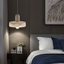 Ljojo Marble Bedside Pendant Lamp: Elegant Dining Room & Bedroom Decorationiece