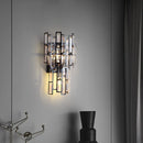 Ljojo Light Luxury Crystal Wall Lamp for Living Room, Bedroom, Study, and Hallway