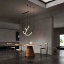 Ljojo LED Chandelier Pendant Light for Modern Art Restaurant Bar Counter.