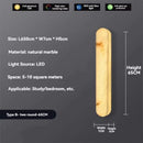Ljojo Marble Wall Lamp: Designer Natural Copper LED Lighting for Various Rooms