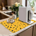 Halloween Bat Ghost Silhouette Drying Mat - Ljojo Kitchen Table Decor