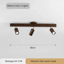 Ljojo Wooden Surveillance Camera LED Pendant Lights Chandeliers for Stylish Minimalist Home Decor