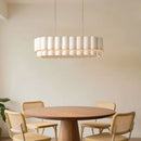 American Wabi Sabi Fabric Pendant Light Chandelier for Living Dining Room Loft by Ljojo