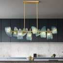 LED Hanging Copper Pendant Light Modern Creative Blue Beauty Home Decor Indoor Restaurant Room Lobby Factory Outlet by Ljojo