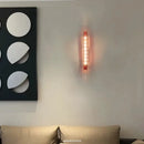 Ljojo Corridor Red Clear Glass LED Pendant Light Modern Chandeliers Home Decor Lamp