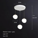 Italian Creative Pebble Chandelier Living Room Bedside Pendant LIghts by Ljojo