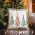 Christmas Ornaments & Trees Printed Pillow Covers by Ljojo - Pattern Cushion Cover