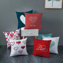 Ljojo Love Heart Cushion Cover for Living Room Sofa Valentine's Day Home Decor