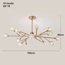 European Gold Chrome Branches K9 Crystal Chandelier Ceiling Light Fixture Ljojo