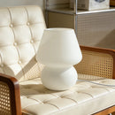 Korean Mid-Century Mushroom Glass Table Lamp | Ins Style Bedroom Decor by Ljojo