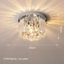 Ljojo Luxury Crystal Ceiling Chandelier LED Modern Chrome Hanging Lamps for Living Room Decor