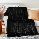 Ljojo Luxury Faux Fur Blanket for Bed Sofa Home Decor