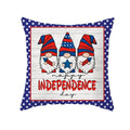 Ljojo LOVE USA Patriotic Letters Decorative Cushion Cover - Cartoon Style Home Decor Pillowcase