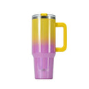Ljojo 40oz Tumbler with Handle & Straw - Double Wall Vacuum Insulated Stainless Steel Cup