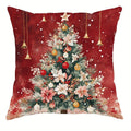 Christmas Pillowcase Set by Ljojo - Festive Sofa Cushion Covers for Home Decor