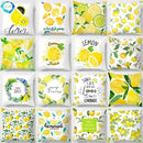 Lemon Pattern Summer Cushion Cover Throw Pillow for Sofa Decoration by Ljojo