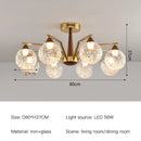 Modern LED Glass Ball Chandelier Pendant Light for Home Decor by Ljojo