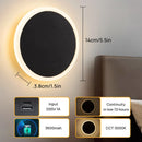Ljojo LED Wall Lamp: Battery Charging, Touch Switch, 3 Brightness Levels