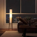 Nordic Retro Solid Wood Floor Lamp for Living Room - Original Fabric Decoration Lighting by Ljojo