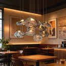 Luxury Glass Hanging Chandeliers Cloud Pendant Light for Bedroom Living Room Ljojo