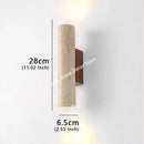 Ljojo Wabi Sabi Yellow Travertine Stone Wall Lamp Vintage Sconce for Bedroom and Living Room