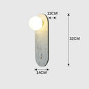 Ljojo Marble Sconce: European Luxury Green Wall Lamp for Bedroom & Living Room