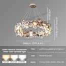 Ljojo Modern Crystal Chandelier Luxury Villa Living Room Ceiling Hanging Lamp