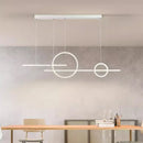 Ljojo Long LED Pendant Light for Dining and Living Room Decor