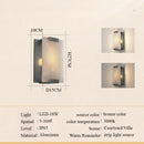 Ljojo Marble Headboard Wall Lamp - Chinese Style, American Minimalist, Retro design