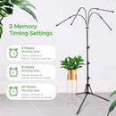 LED Plant Lights Triangle Bracket for Aquarium Growing Plants - Ljojo