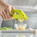 Ljojo 2-in-1 Garlic Press & Slicer Kitchen Gadget