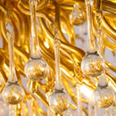 Ljojo Luxury Crystal Ceiling Chandelier for Modern Living Dining Bedroom Home Decor