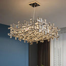 Ljojo European Luxury K9 Crystal Chandelier for Dining Room Decor