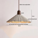 Ljojo LED Pendant Lights Modern Style Cement Wood Hanging Lamp