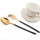 Ljojo 24-Piece Stainless Steel Cutlery Set Christmas Dinnerware Silverware Set