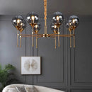 Nordic Glass Ball LED Pendant Light Chandelier - Ljojo Luminaires for Home Decor
