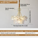 Crystal Snow Petals Chandelier | Modern Luxury Living Room Lighting by Ljojo